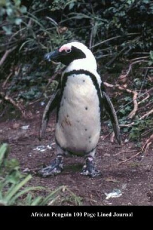 Cover of African Penguin 100 Page Lined Journal