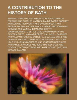 Book cover for A Contribution to the History of Bath