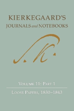 Cover of Kierkegaard's Journals and Notebooks, Volume 11, Part 2