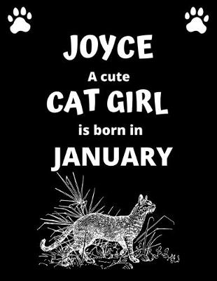 Book cover for JOYCE a cute cat girl is born in January