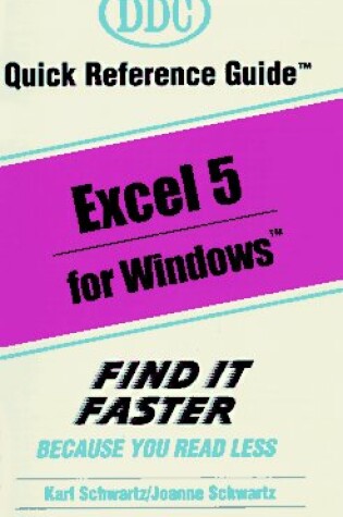 Cover of Excel 5 for Windows