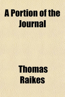 Book cover for A Portion of the Journal (Volume 1)