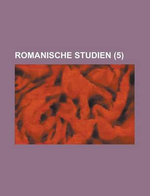 Book cover for Romanische Studien (5 )