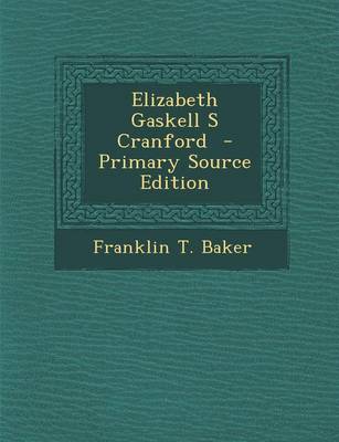 Book cover for Elizabeth Gaskell S Cranford - Primary Source Edition