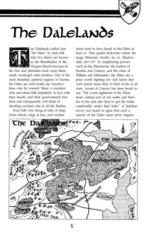 Cover of Volo's Guide to the Dalelands