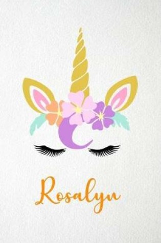 Cover of Rosalyn A5 Lined Notebook 110 Pages