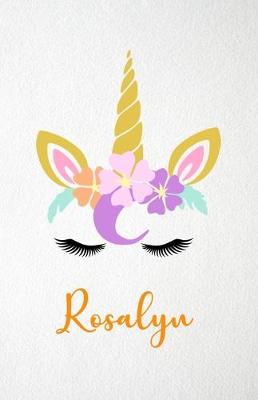 Book cover for Rosalyn A5 Lined Notebook 110 Pages