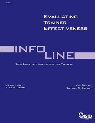 Book cover for Evaluating Trainer Effectiveness