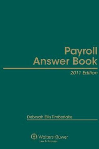 Cover of Payroll Answer Book, 2011 Edition