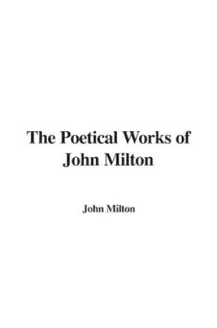 Cover of The Poetical Works of John Milton