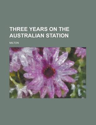 Book cover for Three Years on the Australian Station