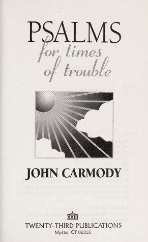 Book cover for Psalms for Times of Trouble