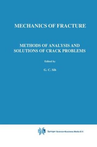 Cover of Methods of Analysis and Solutions of Crack Problems