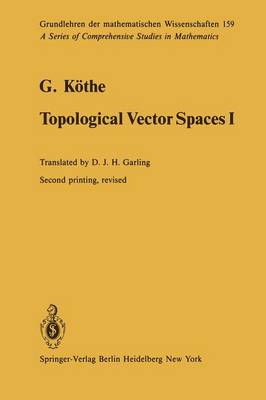 Book cover for Topological Vector Spaces I