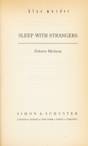 Book cover for Sleep with Strangers