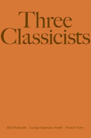 Cover of Three Classicists