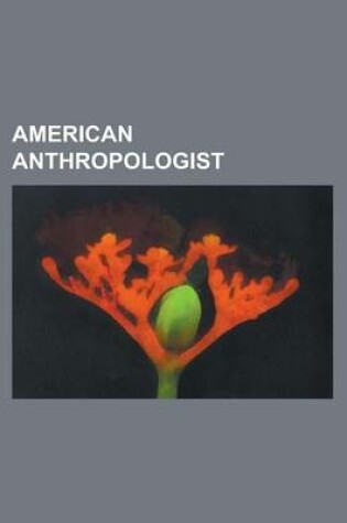 Cover of American Anthropologist