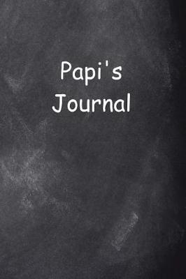 Cover of Papi's Journal Chalkboard Design