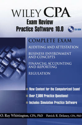 Cover of Wiley CPA Examination Review Practice Software 10.0