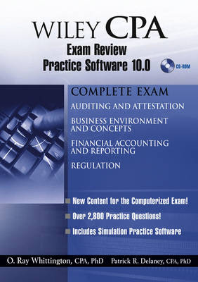 Book cover for Wiley CPA Examination Review Practice Software 10.0