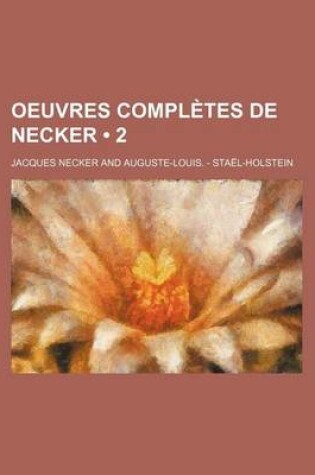 Cover of Oeuvres Completes de Necker (2)