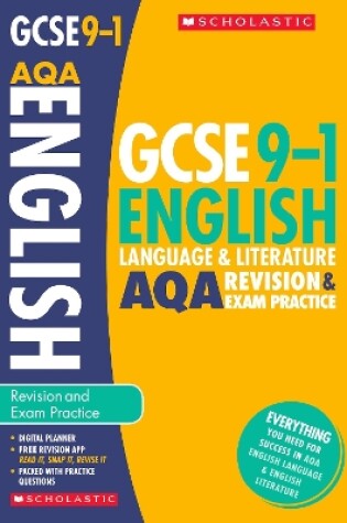 Cover of English Language and Literature Revision and Exam Practice Book for AQA