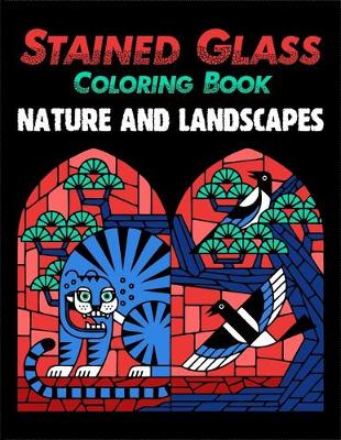 Book cover for Stained Glass Coloring Book