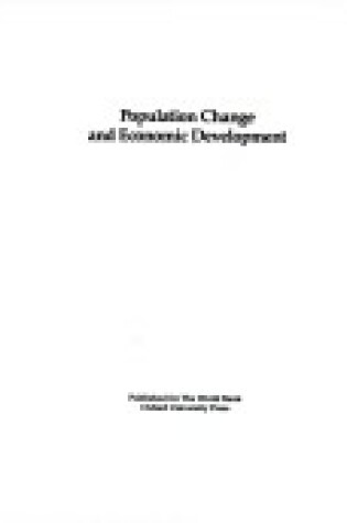 Cover of Population Change and Economic Development