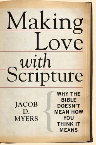 Cover of Making Love with Scripture