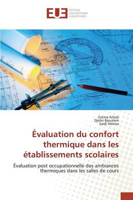 Book cover for Evaluation Du Confort Thermique Dans Les Etablissements Scolaires