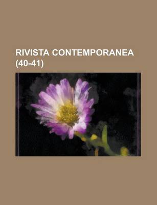 Book cover for Rivista Contemporanea (40-41)