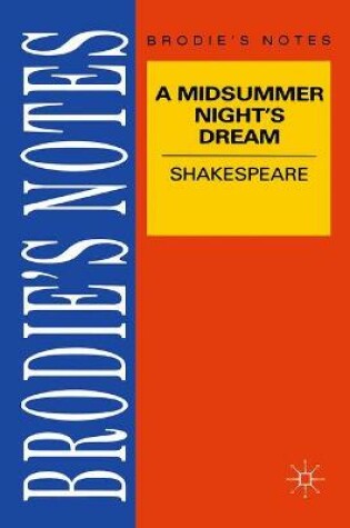 Cover of Shakespeare: A Midsummer Night's Dream