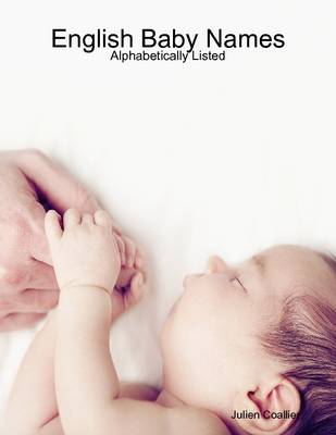 Book cover for English Baby Names - Alphabetically Listed