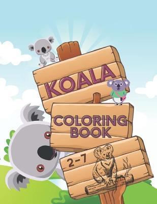 Cover of koala coloring book