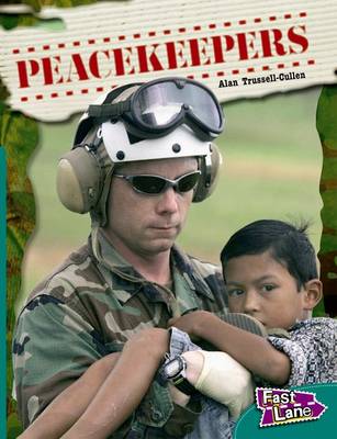 Book cover for Peacekeepers Fast Lane Green Non-Fiction