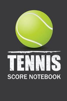 Book cover for Tennis Score Notebook