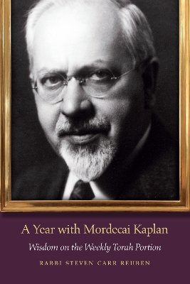 Book cover for A Year with Mordecai Kaplan