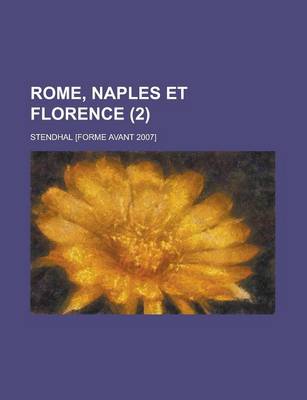 Book cover for Rome, Naples Et Florence (2)