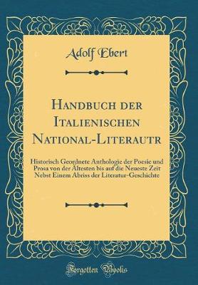 Book cover for Handbuch Der Italienischen National-Literautr
