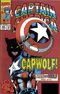 Book cover for Captain America: Man & Wolf