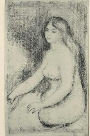 Cover of 150 page lined journal Bather Seated, 1897 Pierre Auguste Renoir