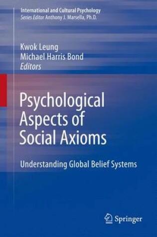 Cover of Psychological Aspects of Social Axioms