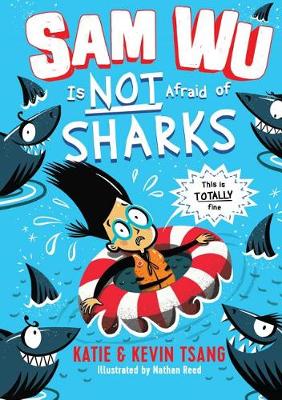Book cover for Sam Wu Is Not Afraid of Sharks