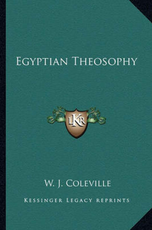 Cover of Egyptian Theosophy