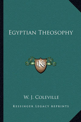 Book cover for Egyptian Theosophy