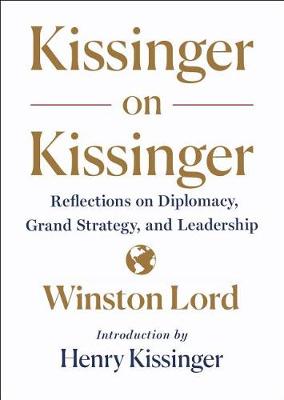 Book cover for Kissinger on Kissinger