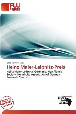 Book cover for Heinz Maier-Leibnitz-Preis