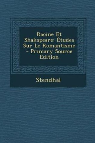 Cover of Racine Et Shakspeare