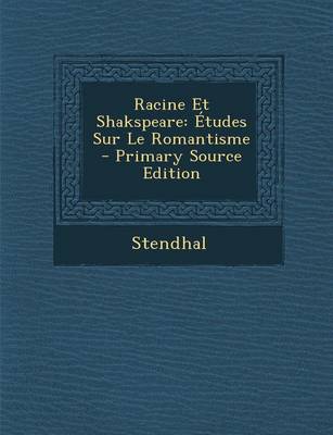 Book cover for Racine Et Shakspeare