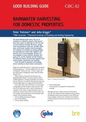 Book cover for Rainwater Harvesting for Domestic Properties